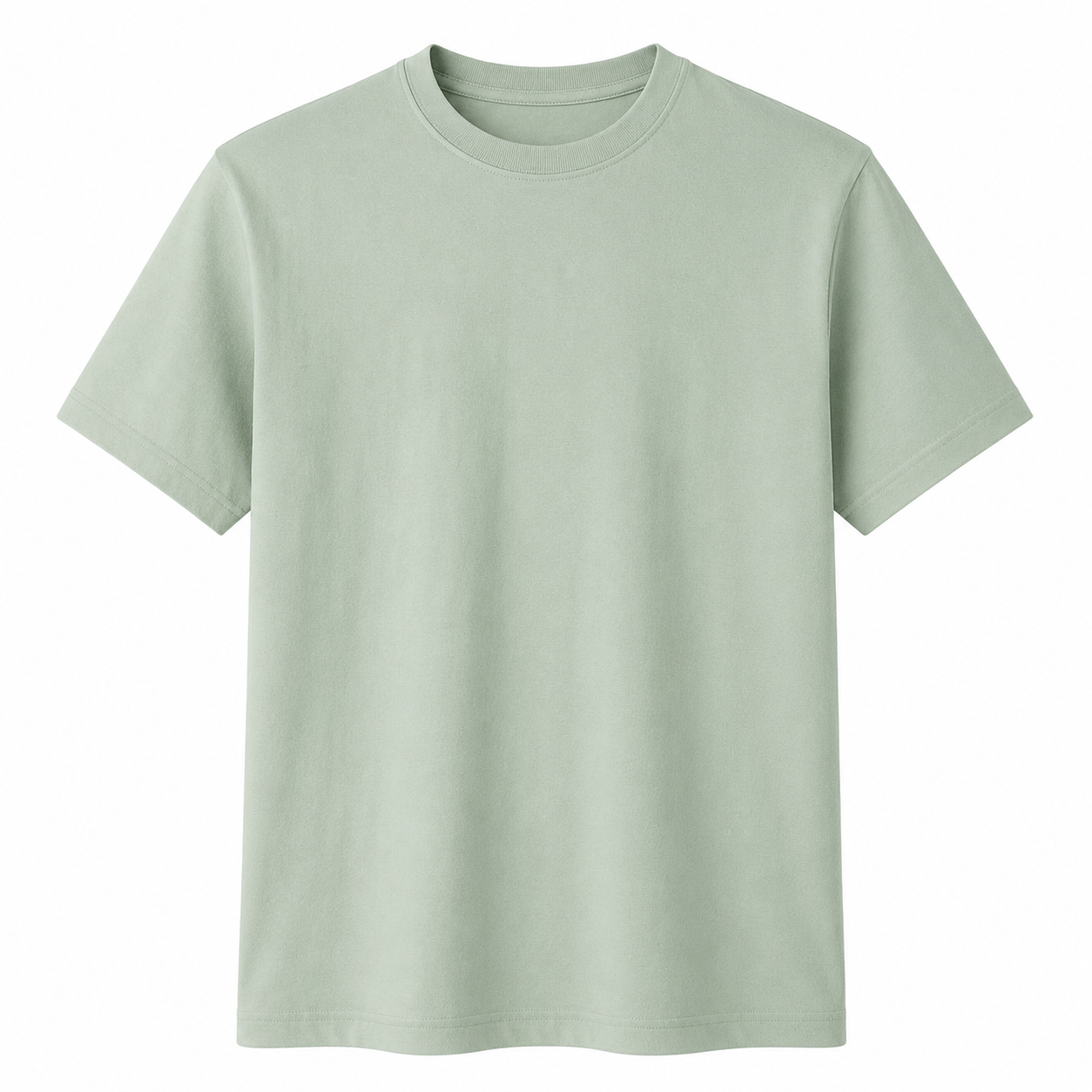 Product Title  T-Shirts USA Men's Premium Sage Green Crew Neck T-Shirt
