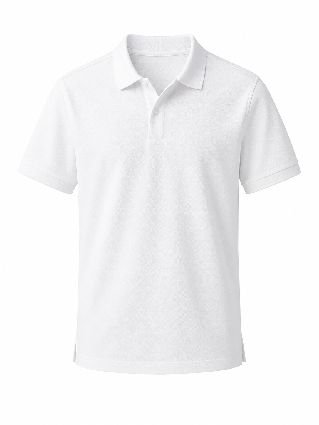 T-Shirts USA Men's Premium White Polo T-Shirt