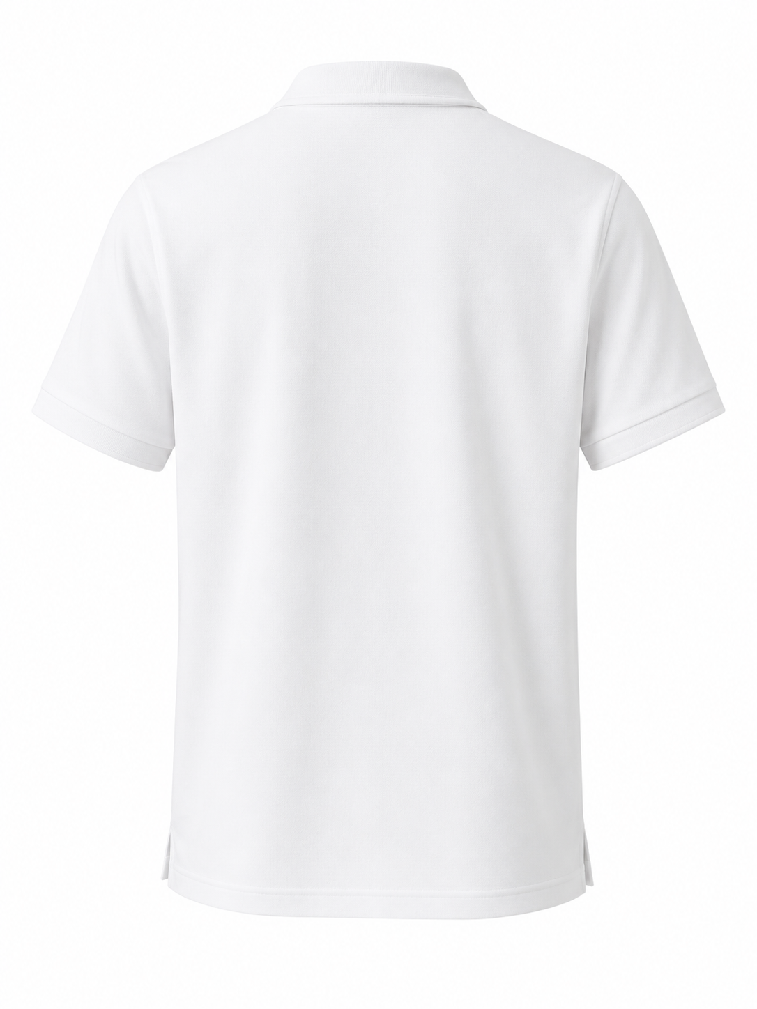 T-Shirts USA Men's Premium White Polo T-Shirt