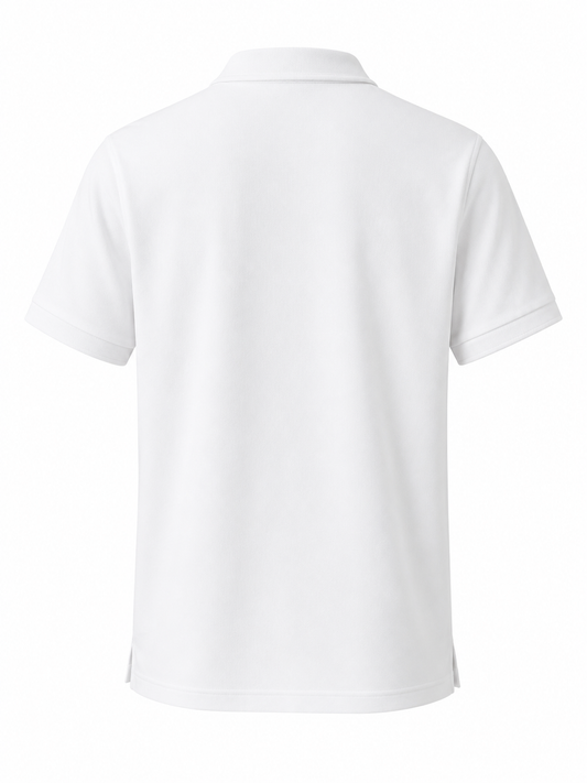 T-Shirts USA Men's Premium White Polo T-Shirt